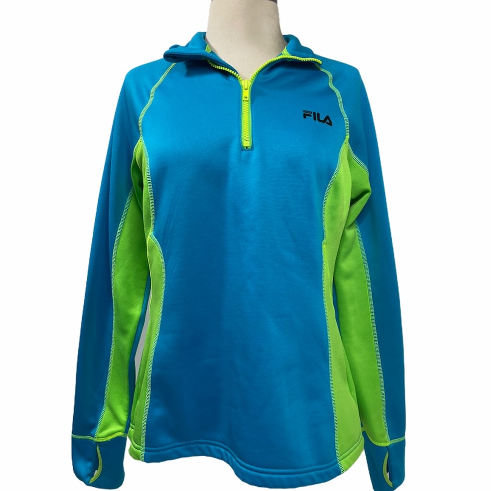 Fila Quarter Zip Performance Running Sweatshirt - image 3